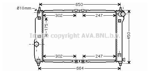 AVA QUALITY COOLING radiatorius, variklio aušinimas DW2067